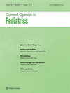 CURRENT OPINION IN PEDIATRICS雜志封面
